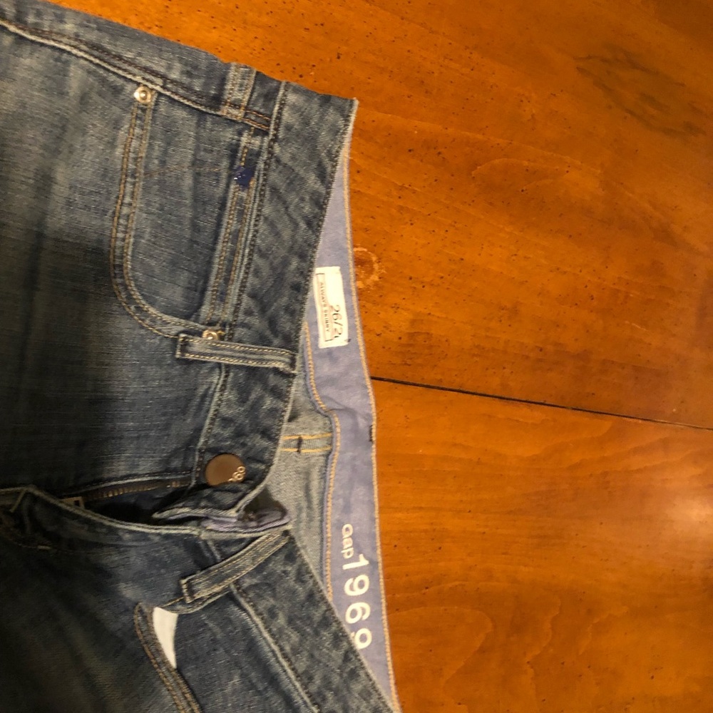 Gap Jeans size 26 2 Long length - Picture 5 of 7